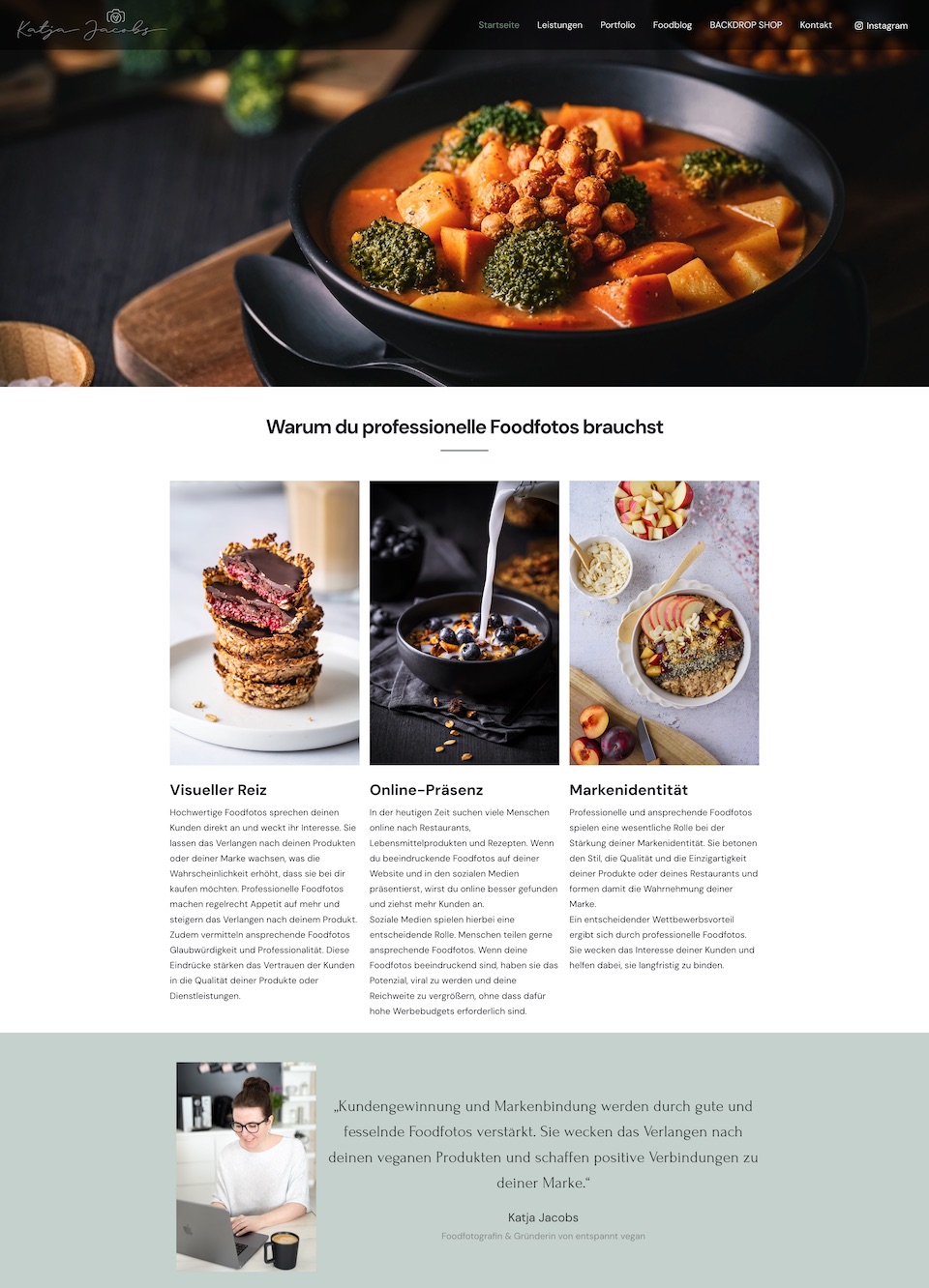 Referenz Website Screenshot katja-jacobs.de